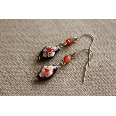 Kolczyki - cloisonne